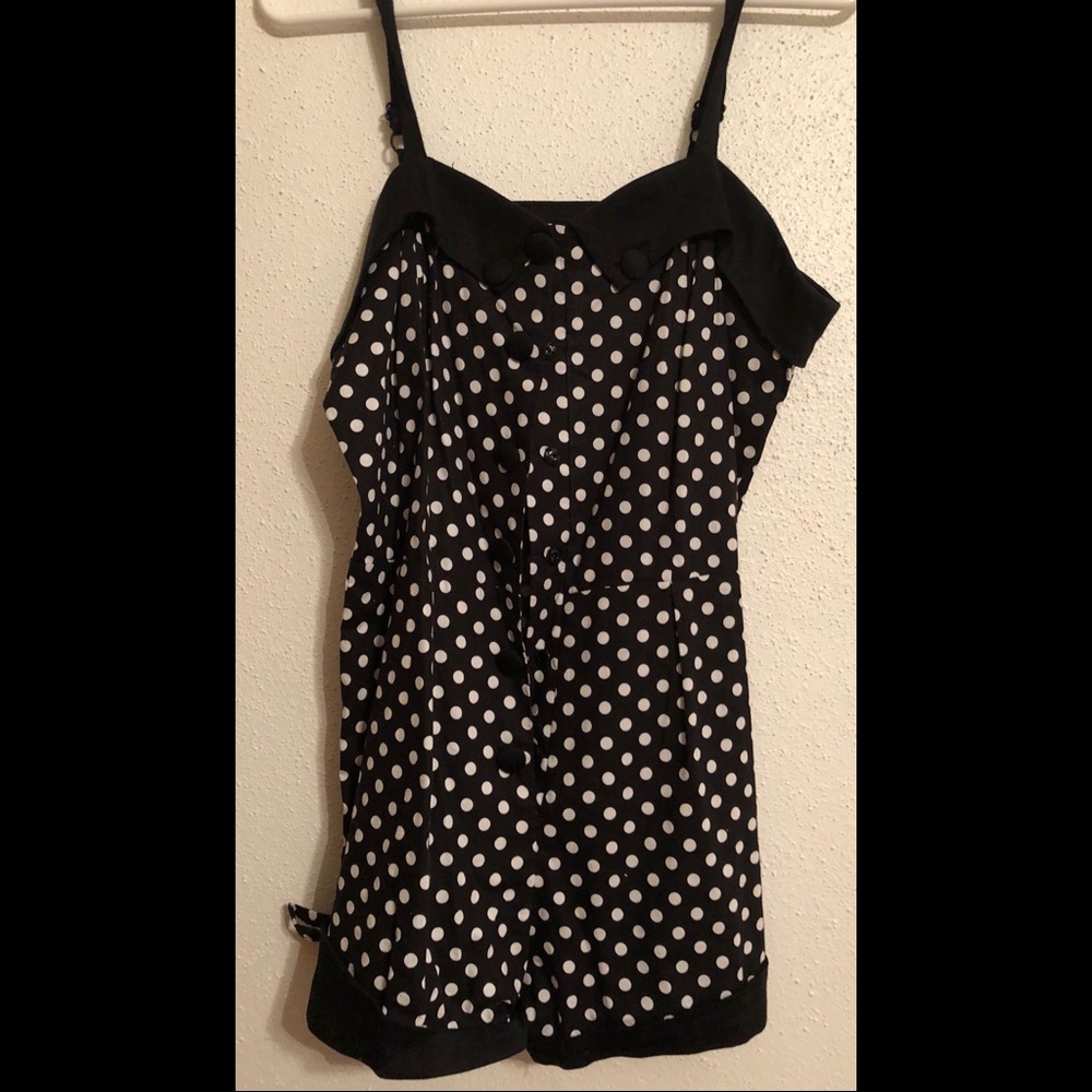Polka dot romper